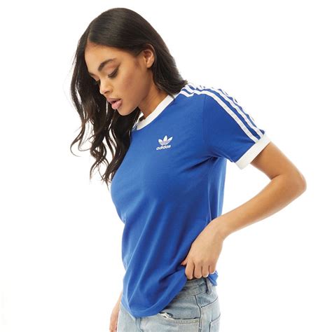 adidas t shirt damen weiß blau|blaue T.